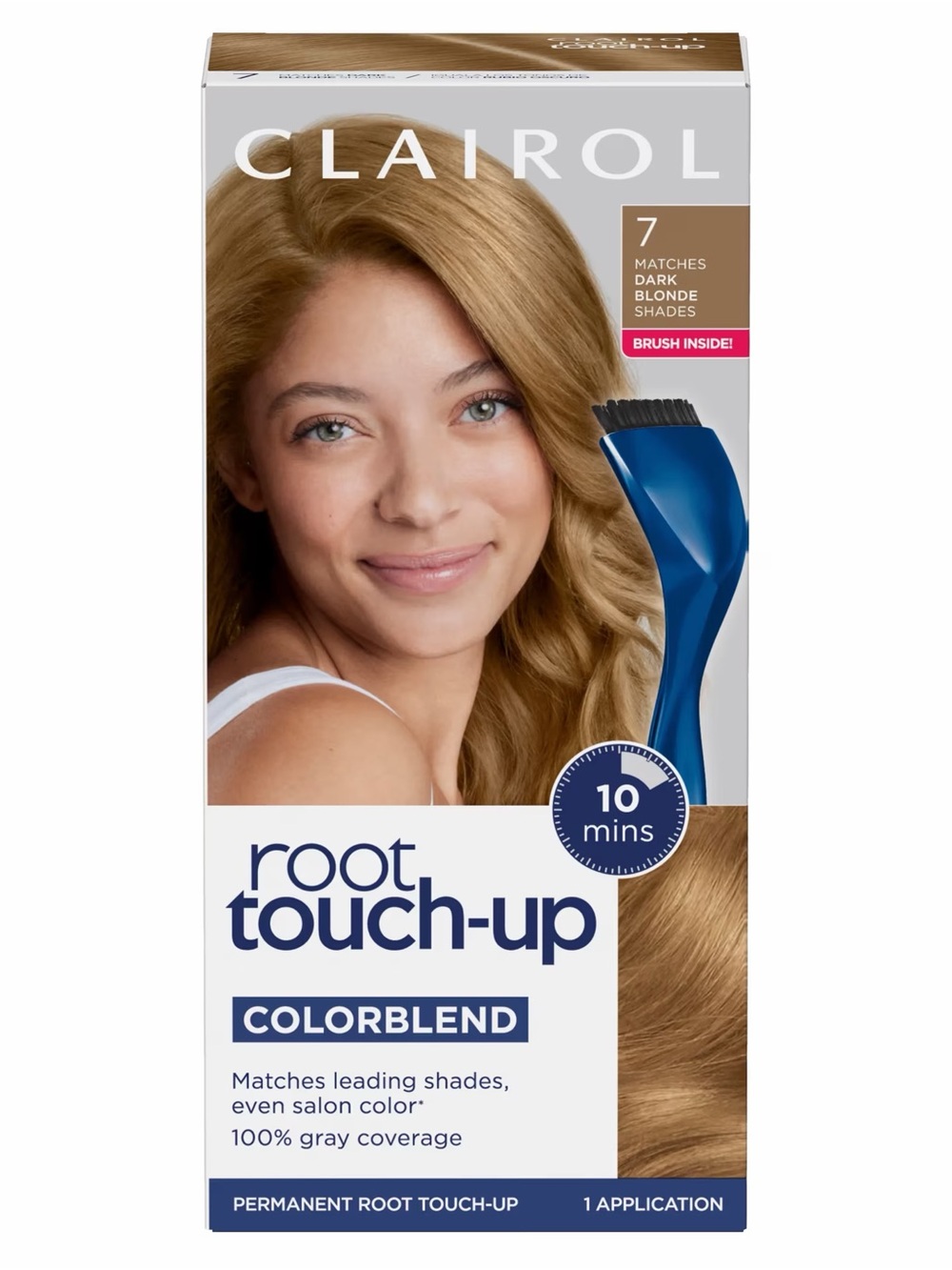 2 Pack Clairol Root Touch Up Hair Color Boxes in Shade 7 Dark Blonde Brand New
